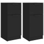Schwarzes Sperrholz-Sideboard 30x30x70 cm von vidaXL, Sideboards - Ref: Foro24-811118, Preis: 112,36 €, Rabatt: %