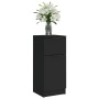 Aparador de madera contrachapada negro 30x30x70 cm de vidaXL, Aparadores - Ref: Foro24-811118, Precio: 117,73 €, Descuento: %