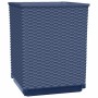 Jardineras 2 uds polipropileno azul gris 30x30x37 cm