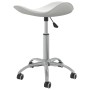 Silla de oficina de cuero sintético blanco de vidaXL, Sillas de oficina - Ref: Foro24-3088555, Precio: 57,03 €, Descuento: %
