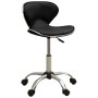 Schwarzer Bürostuhl aus Kunstleder von vidaXL, Bürostühle - Ref: Foro24-3088626, Preis: 83,95 €, Rabatt: %