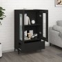 Schwarzes Sideboard aus Holzwerkstoff, 70 x 31 x 115 cm von vidaXL, Sideboards - Ref: Foro24-812556, Preis: 87,13 €, Rabatt: %