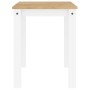 Mesa de comedor Panama madera maciza pino blanco 117x60x75 cm en Mesas de cocina y de comedor | Comprar online en Foro24