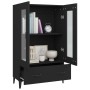 Black engineered wood sideboard 70x31x115 cm by vidaXL, Sideboards - Ref: Foro24-812556, Price: 87,13 €, Discount: %