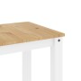Mesa de comedor Panama madera maciza pino blanco 117x60x75 cm en Mesas de cocina y de comedor | Comprar online en Foro24