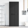 Armario de almacenaje exterior PP negro 65x37x165 cm