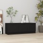 Schwarzer TV-Schrank aus Sperrholz, 102 x 35 x 36,5 cm von vidaXL, TV-Möbel - Ref: Foro24-811359, Preis: 81,15 €, Rabatt: %
