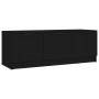 Schwarzer TV-Schrank aus Sperrholz, 102 x 35 x 36,5 cm von vidaXL, TV-Möbel - Ref: Foro24-811359, Preis: 81,15 €, Rabatt: %