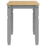 Mesa de comedor Corona madera maciza de pino gris 112x60x75 cm en Mesas de cocina y de comedor | Comprar online en Foro24