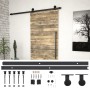 Beschlagsatz für SKIEN Schiebetüren Stahl schwarz 183cm von vidaXL, Türrahmen - Ref: Foro24-145262, Preis: 47,77 €, Rabatt: %