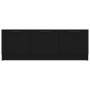 Mueble de TV madera contrachapada negro 102x35x36,5 cm de vidaXL, Muebles TV - Ref: Foro24-811359, Precio: 84,49 €, Descuento: %