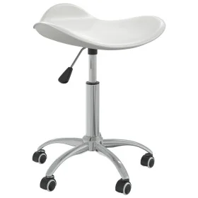 Drehbarer Esszimmerstuhl aus weißem Kunstleder von vidaXL, Essstühle - Ref: Foro24-3088565, Preis: 55,28 €, Rabatt: %