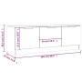 Schwarzer TV-Schrank aus Sperrholz, 102 x 35 x 36,5 cm von vidaXL, TV-Möbel - Ref: Foro24-811359, Preis: 81,15 €, Rabatt: %
