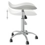 White synthetic leather swivel dining chair by vidaXL, dining chairs - Ref: Foro24-3088565, Price: 57,03 €, Discount: %