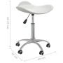 Drehbarer Esszimmerstuhl aus weißem Kunstleder von vidaXL, Essstühle - Ref: Foro24-3088565, Preis: 57,03 €, Rabatt: %
