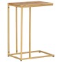 Mesa auxiliar de madera maciza de mango 35x45x65 cm
