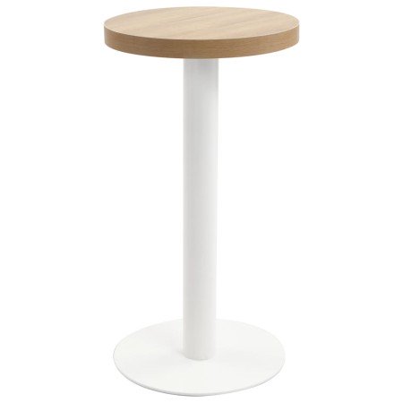 Mesa de bistró MDF marrón claro 40 cm en Mesas de cocina y de comedor | Comprar online en Foro24