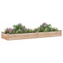 Jardinera arriate con forro madera maciza abeto 240x60x25 cm