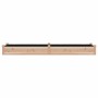 Jardinera arriate con forro madera maciza abeto 240x60x25 cm