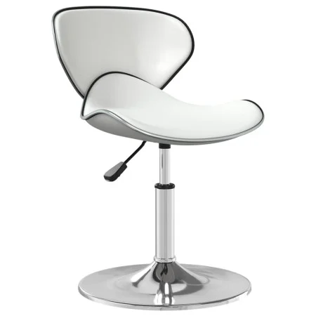 Esszimmerstuhl aus weißem Kunstleder von vidaXL, Essstühle - Ref: Foro24-3088595, Preis: 80,30 €, Rabatt: %