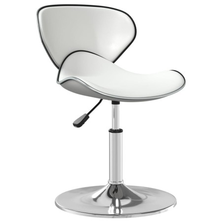 Silla de comedor de cuero sintético blanco de vidaXL, Sillas de comedor - Ref: Foro24-3088595, Precio: 81,78 €, Descuento: %