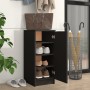Black engineered wood shoe rack 30x35x70 cm by vidaXL, Shoe racks and shoe organizers - Ref: Foro24-811413, Price: 45,93 €, D...