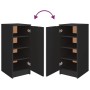 Black engineered wood shoe rack 30x35x70 cm by vidaXL, Shoe racks and shoe organizers - Ref: Foro24-811413, Price: 45,93 €, D...