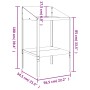 Soporte de plantas acero galvanizado antracita 56,5x54,5x100 cm