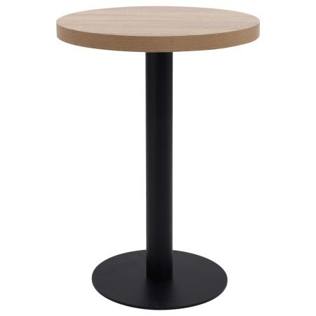 Mesa de bistró MDF marrón claro 60 cm en Mesas de cocina y de comedor | Comprar online en Foro24