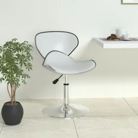 Küchenhocker aus weißem Kunstleder von vidaXL, Küchenhocker - Ref: Foro24-335109, Preis: 80,30 €, Rabatt: %