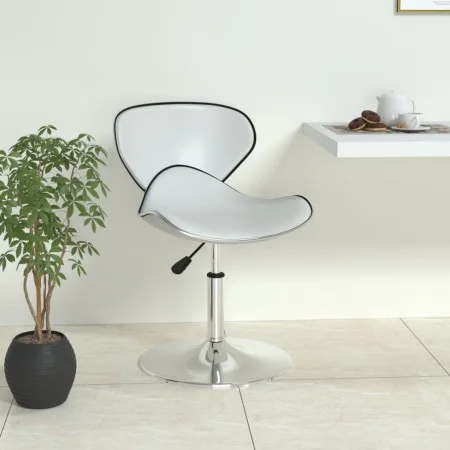 Küchenhocker aus weißem Kunstleder von vidaXL, Küchenhocker - Ref: Foro24-335109, Preis: 80,30 €, Rabatt: %