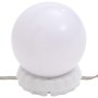 Tocador con LED blanco brillante 86,5x35x136 cm de vidaXL, Tocadores para dormitorios - Ref: Foro24-808816, Precio: 101,12 €,...