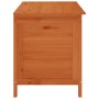Arcón de jardín madera maciza abeto 99x49,5x58,5 cm