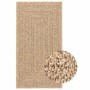 Alfombra ZIZUR apariencia de yute interior y exterior 80x150 cm