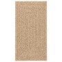 Alfombra ZIZUR apariencia de yute interior y exterior 80x150 cm