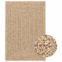 Alfombra ZIZUR apariencia de yute interior y exterior 140x200cm