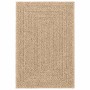 Alfombra ZIZUR apariencia de yute interior y exterior 140x200cm