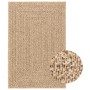 Alfombra ZIZUR apariencia de yute interior y exterior 200x290cm