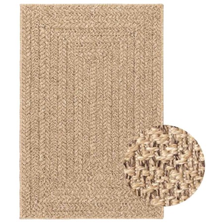 Alfombra ZIZUR apariencia de yute interior y exterior 200x290cm