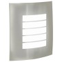 Aplique de pared exterior 2 pcs Plateado 23.5 x 10.5 x 26 cm