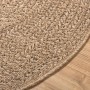 Alfombra ZIZUR apariencia de yute interior y exterior 120 cm