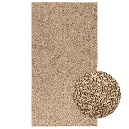 Alfombra ZIZUR apariencia de yute interior y exterior 80x150 cm