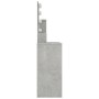 Concrete gray LED dressing table 86.5x35x136 cm by vidaXL, Bedroom Dressers - Ref: Foro24-808814, Price: 101,94 €, Discount: %