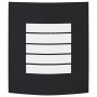 Aplique de pared exterior 2 pcs Negro 23.5 x 10.5 x 26 cm