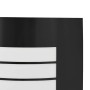 Aplique de pared exterior 2 pcs Negro 23.5 x 10.5 x 26 cm