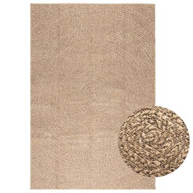 Alfombra ZIZUR apariencia de yute interior y exterior 140x200cm