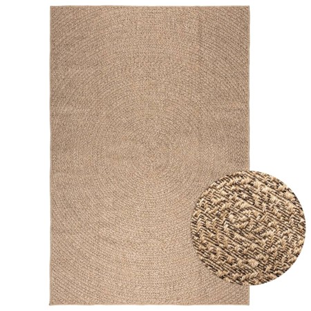 Alfombra ZIZUR apariencia de yute interior y exterior 200x290cm