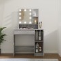 Sonoma gray LED dressing table 86.5x35x136 cm by vidaXL, Bedroom Dressers - Ref: Foro24-820485, Price: 95,84 €, Discount: %