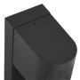 Aplique de pared exterior 2 pcs Negro 12 x 7 x 15 cm
