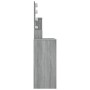 Sonoma grauer LED-Schminktisch 86,5x35x136 cm von vidaXL, Schlafzimmerkommoden - Ref: Foro24-820485, Preis: 95,94 €, Rabatt: %